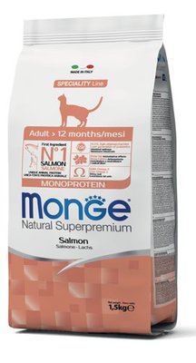 Monge CAT Adult MONOPROTEIN Salmon 0.4 кг 753672908991 фото