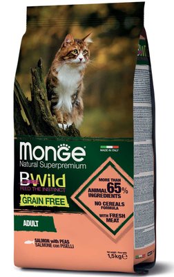 Monge Cat BWild Grain Free Salmon 367460500721 фото