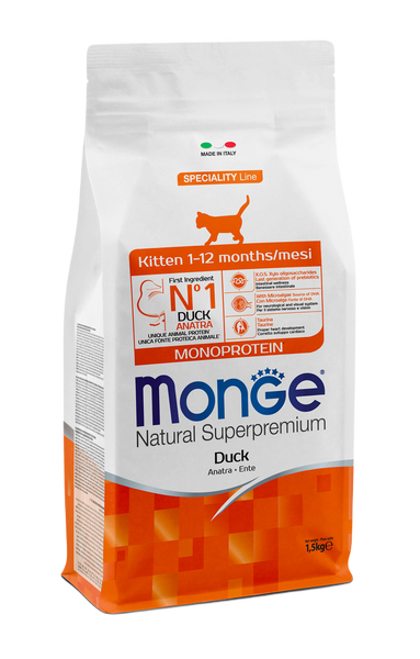 Monge CAT Kitten Monoprotein качка 0.4 кг 001002003 фото