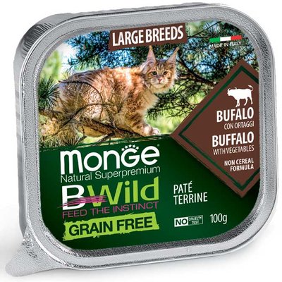 Cat Bwild Grain Free Paté Buffalo, 100gr 522922618071 фото