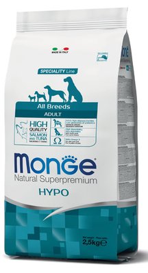 Monge DOG Hypoallergenic Salmon&Tuna - 15 кг 521664410851 фото