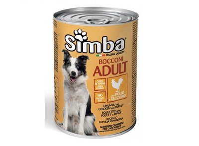 SIMBA DOG WET курка з індичкою, 415g 684763531081 фото